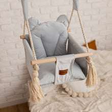 Φόρτωση εικόνας στο εργαλείο προβολής Συλλογής, Παιδική κούνια γαλάζια με αυτάκια