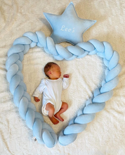 Φόρτωση εικόνας στο εργαλείο προβολής Συλλογής, Προστατευτική πλεξούδα Baby Blue Βελούδο 200cm