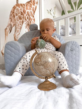 Φόρτωση εικόνας στο εργαλείο προβολής Συλλογής, Παιδικό Κάθισμα βελούδο light Grey