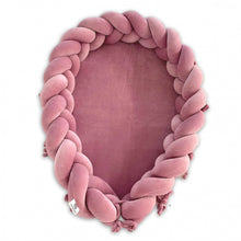 Φόρτωση εικόνας στο εργαλείο προβολής Συλλογής, Βρεφική φωλια - Πλεξούδα dusty pink