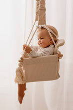 Φόρτωση εικόνας στο εργαλείο προβολής Συλλογής, Παιδική κούνια μπεζ με αυτάκια