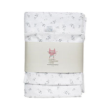 Φόρτωση εικόνας στο εργαλείο προβολής Συλλογής, Σετ σεντόνια κούνιας 3 τεμ. Leaves dusty green.