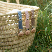 Φόρτωση εικόνας στο εργαλείο προβολής Συλλογής, BIBS κλιπ πιπίλας Blush/Ivory