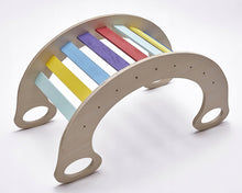 Φόρτωση εικόνας στο εργαλείο προβολής Συλλογής, Ξύλινο rocker rainbow