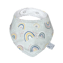 Φόρτωση εικόνας στο εργαλείο προβολής Συλλογής, Βρεφική Σαλιάρα-Μπαντάνα Rainbow Mint.