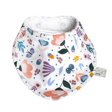 Φόρτωση εικόνας στο εργαλείο προβολής Συλλογής, Βρεφική Σαλιάρα-Μπαντάνα Flowers White.