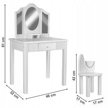 Φόρτωση εικόνας στο εργαλείο προβολής Συλλογής, Ξύλινο παιδικό μπουντουάρ