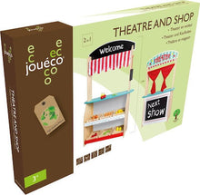 Φόρτωση εικόνας στο εργαλείο προβολής Συλλογής, Joueco 2 σε 1 Θέατρο και Κατάστημα με φρούτα