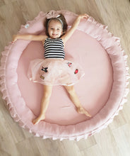 Φόρτωση εικόνας στο εργαλείο προβολής Συλλογής, Xxl στρωματάκι με βολαν ροζ