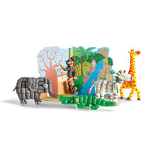 Φόρτωση εικόνας στο εργαλείο προβολής Συλλογής, Κατασκευές με κάρτες και σφουγγαράκια 6τεμ. ζούγκλα Playmais