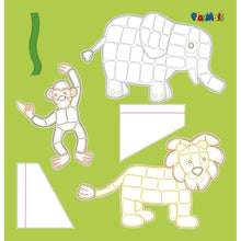 Φόρτωση εικόνας στο εργαλείο προβολής Συλλογής, Κατασκευές με κάρτες και σφουγγαράκια 6τεμ. ζούγκλα Playmais