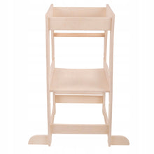 Φόρτωση εικόνας στο εργαλείο προβολής Συλλογής, πύργος εκμάθησης Montessori σε φυσικό χρώμα