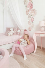 Φόρτωση εικόνας στο εργαλείο προβολής Συλλογής, Xxl Velvet πουφ ροζ