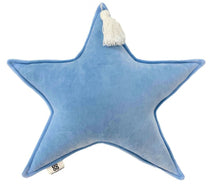 Φόρτωση εικόνας στο εργαλείο προβολής Συλλογής, Διακοσμητικό μαξιλάρι Αστέρι Light Blue