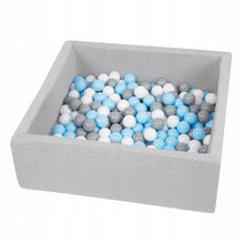 Φόρτωση εικόνας στο εργαλείο προβολής Συλλογής, Τετράγωνη πισινόμπαλα xxl με 200 μπάλες baby blue