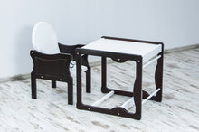 Φόρτωση εικόνας στο εργαλείο προβολής Συλλογής, Πολυμορφική καρέκλα φαγητού wenge