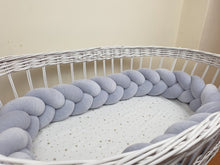 Φόρτωση εικόνας στο εργαλείο προβολής Συλλογής, Προστατευτική πλεξούδα Γκρι Βελούδο 200cm