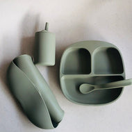 Dinner Set Vintage green