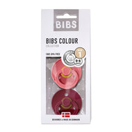 BIBS Colour Καουτσούκ Coral / Ruby 0-6 μηνών 2τμχ